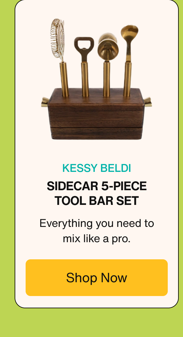 Kessy Beldi Sidecar 5-Piece Tool Bar Set