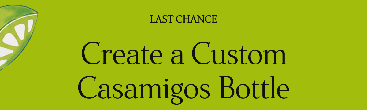 Create a Custom Casamigos Bottle